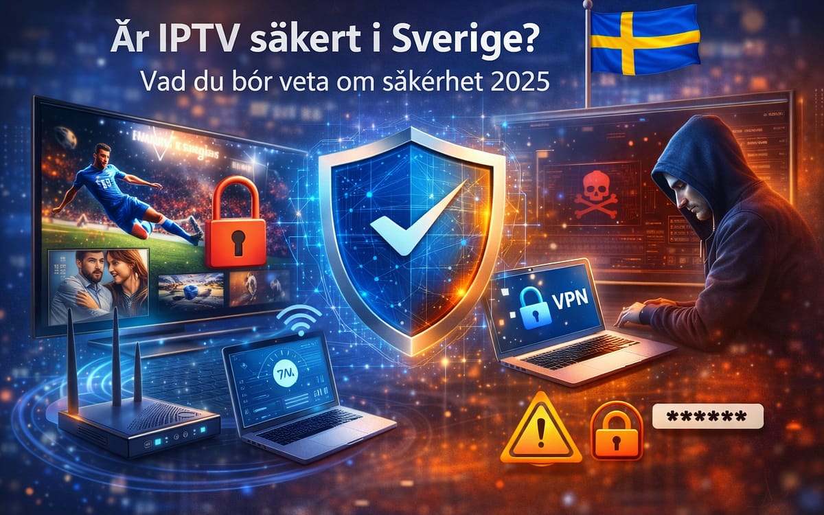 är iptv säkert i sverige