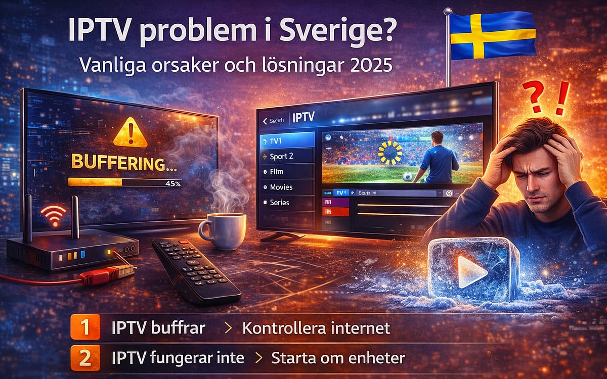 iptv problem sverige