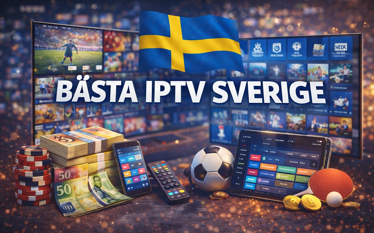 bästa iptv sverige kanalutbud på en tv skärm