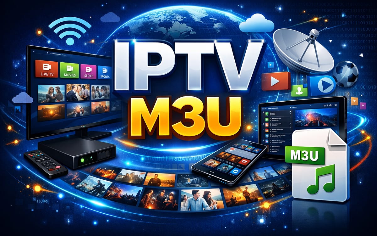 how to enter m3u iptv url in smart tv streaming app
