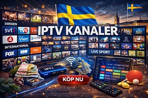 lista över iptv kanaler med sport och film på en tv
