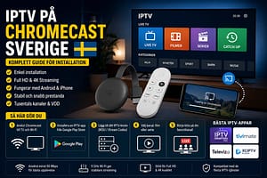 Smartphone screen sharing and spegla IPTV directly to a living room TV